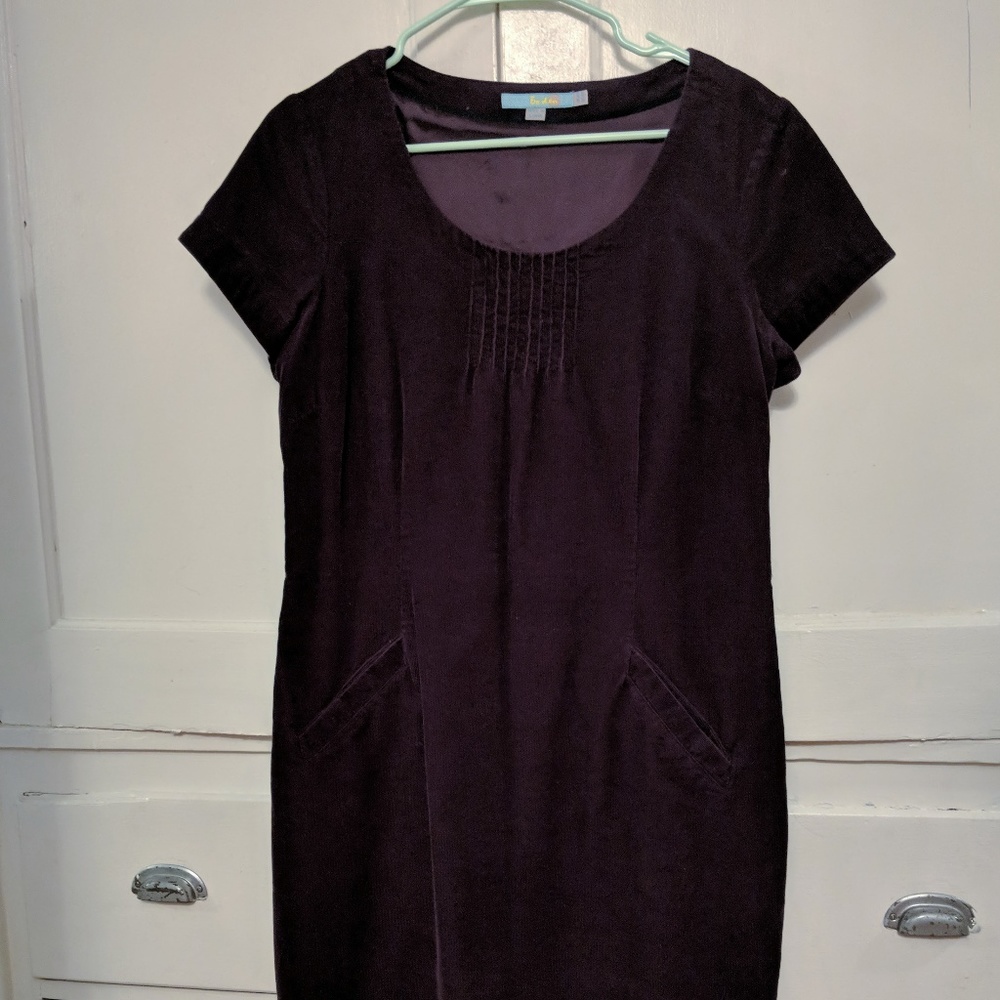 Corduroy Boden Shift Dress (with pockets!)